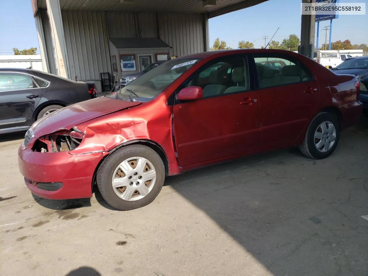 2005 Toyota Corolla Ce VIN: 2T1BR32E95C558192 Lot: 75481724