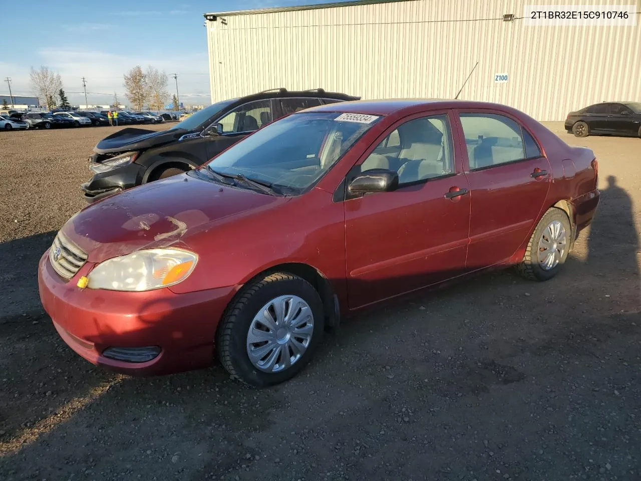 2005 Toyota Corolla Ce VIN: 2T1BR32E15C910746 Lot: 75559334