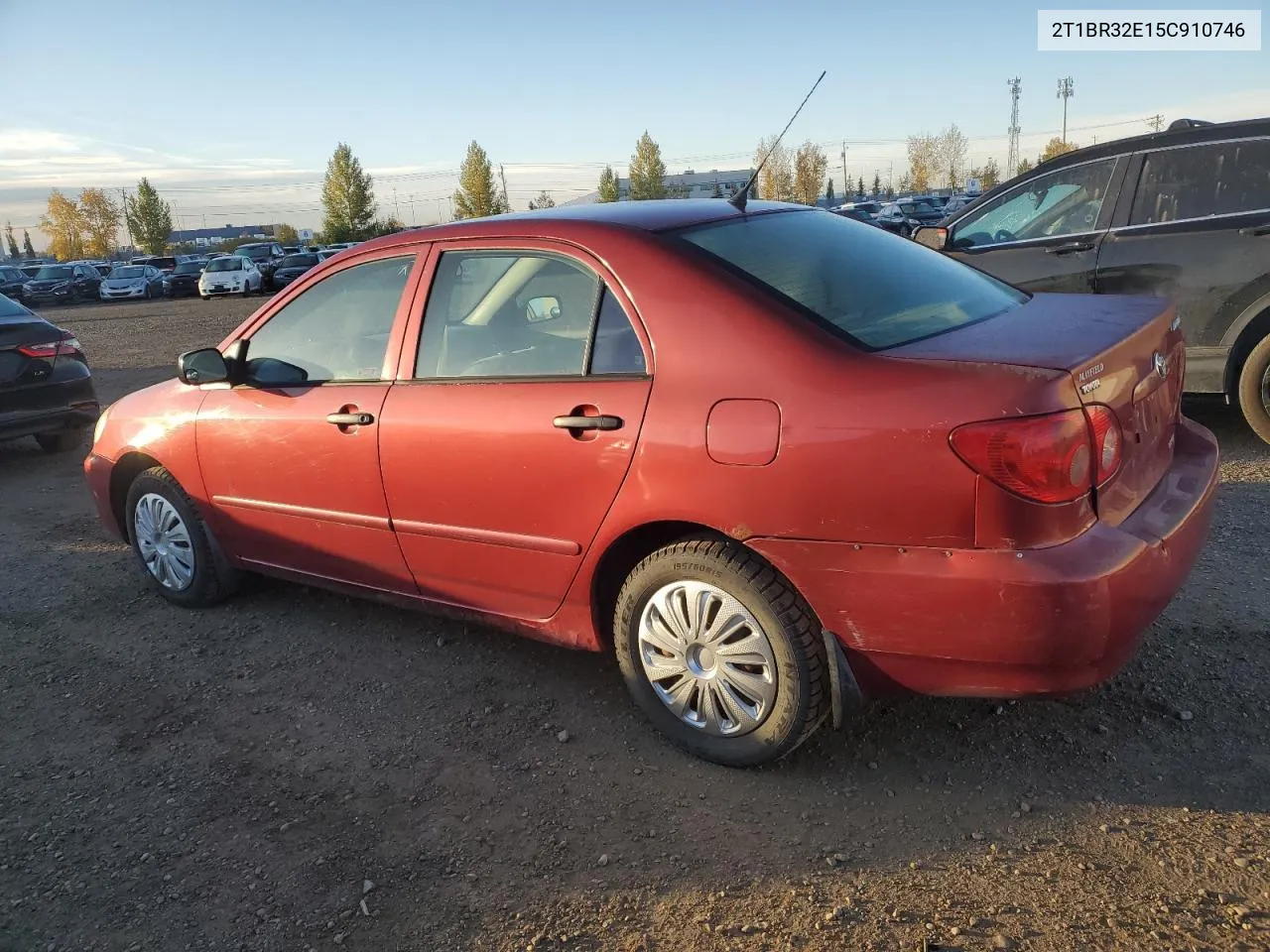 2005 Toyota Corolla Ce VIN: 2T1BR32E15C910746 Lot: 75559334