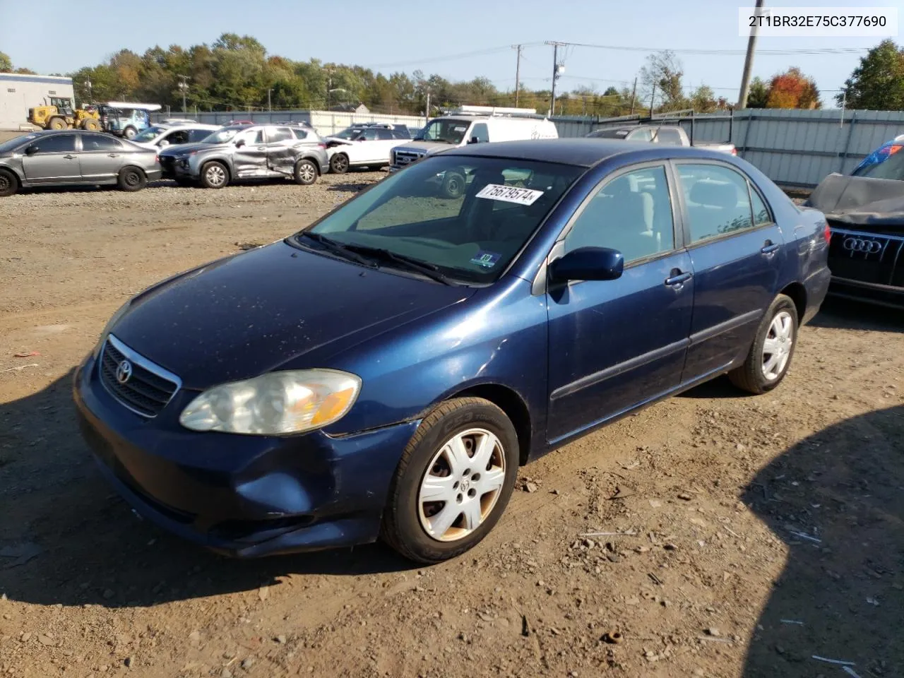 2005 Toyota Corolla Ce VIN: 2T1BR32E75C377690 Lot: 75679574