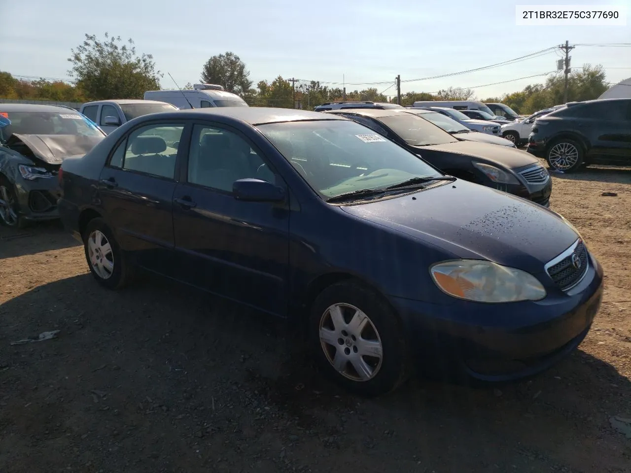 2005 Toyota Corolla Ce VIN: 2T1BR32E75C377690 Lot: 75679574