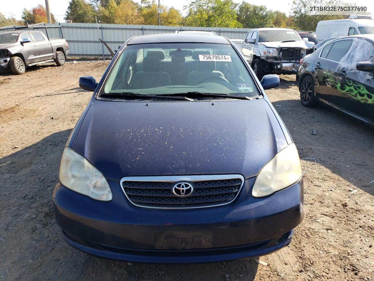 2005 Toyota Corolla Ce VIN: 2T1BR32E75C377690 Lot: 75679574