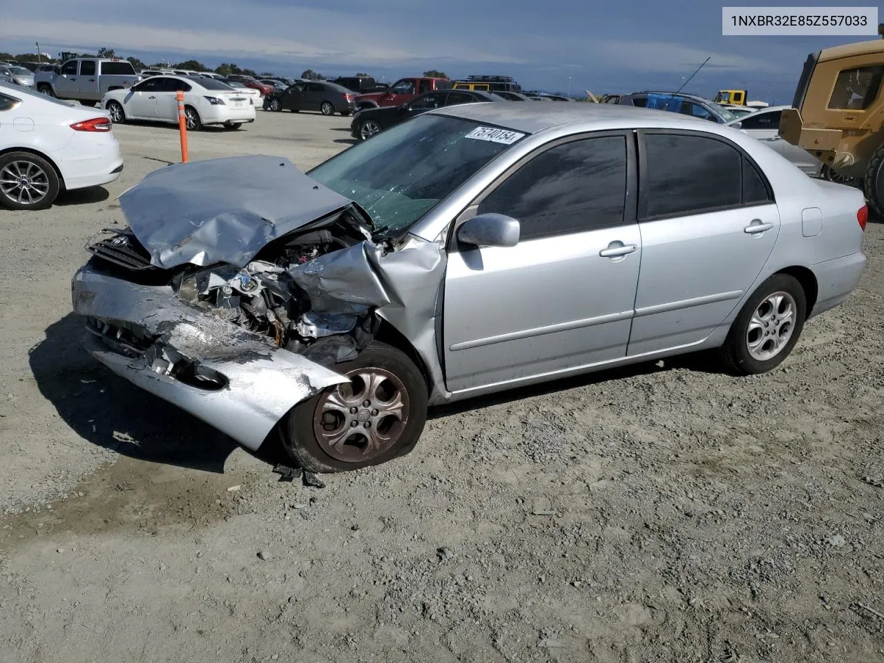 2005 Toyota Corolla Ce VIN: 1NXBR32E85Z557033 Lot: 75740154