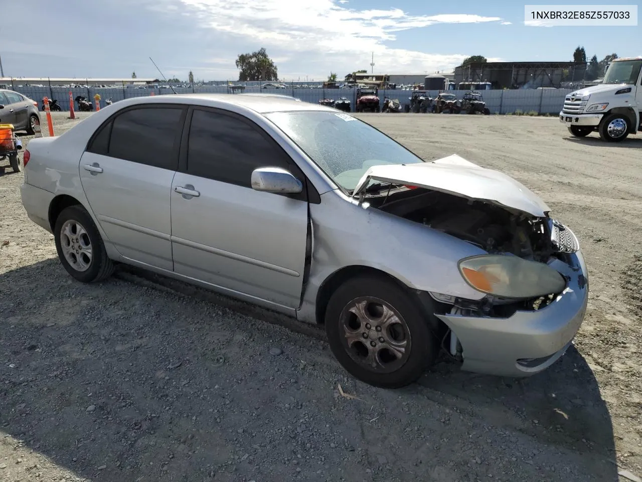 2005 Toyota Corolla Ce VIN: 1NXBR32E85Z557033 Lot: 75740154