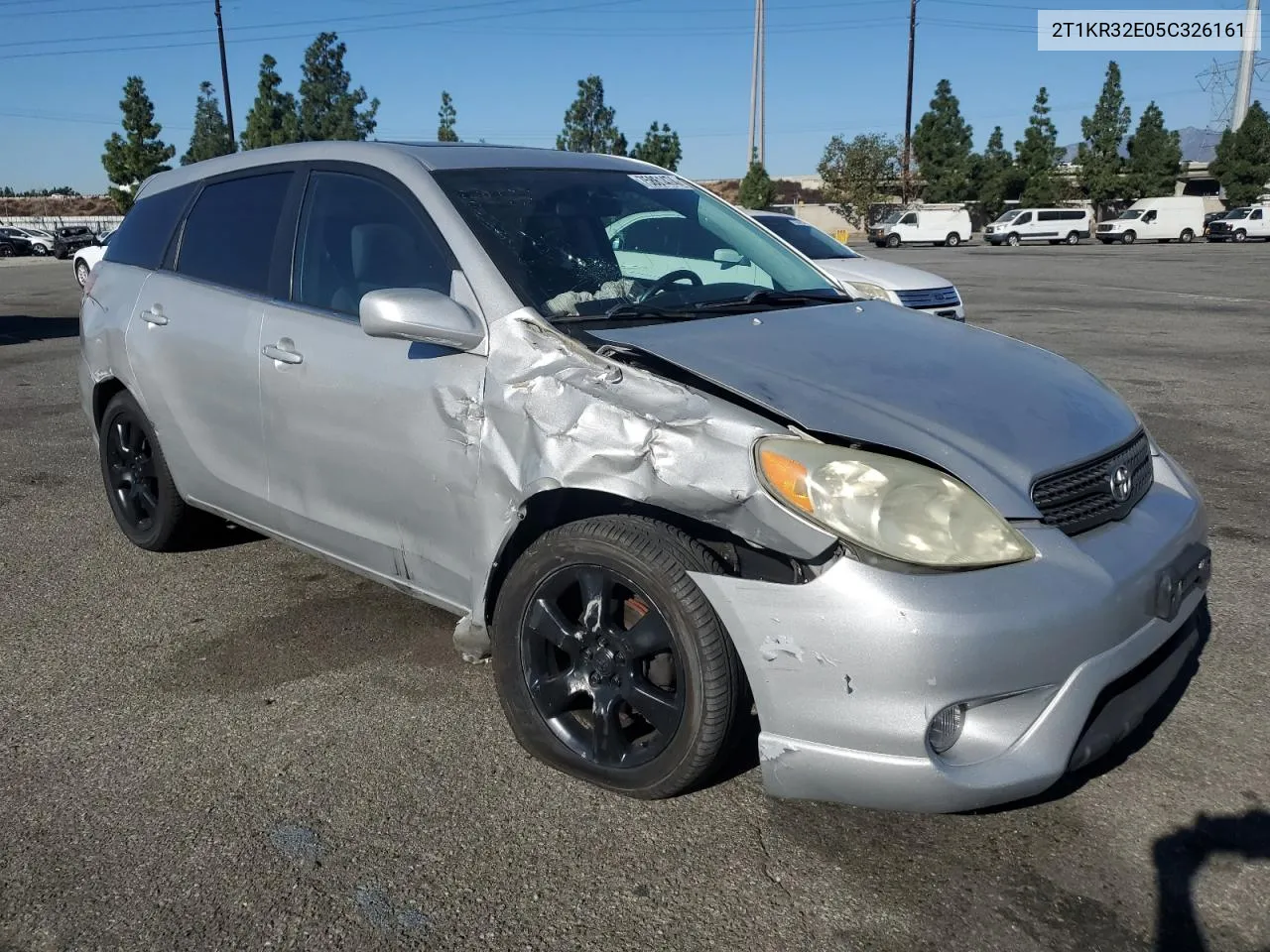 2005 Toyota Corolla Matrix Xr VIN: 2T1KR32E05C326161 Lot: 75861474