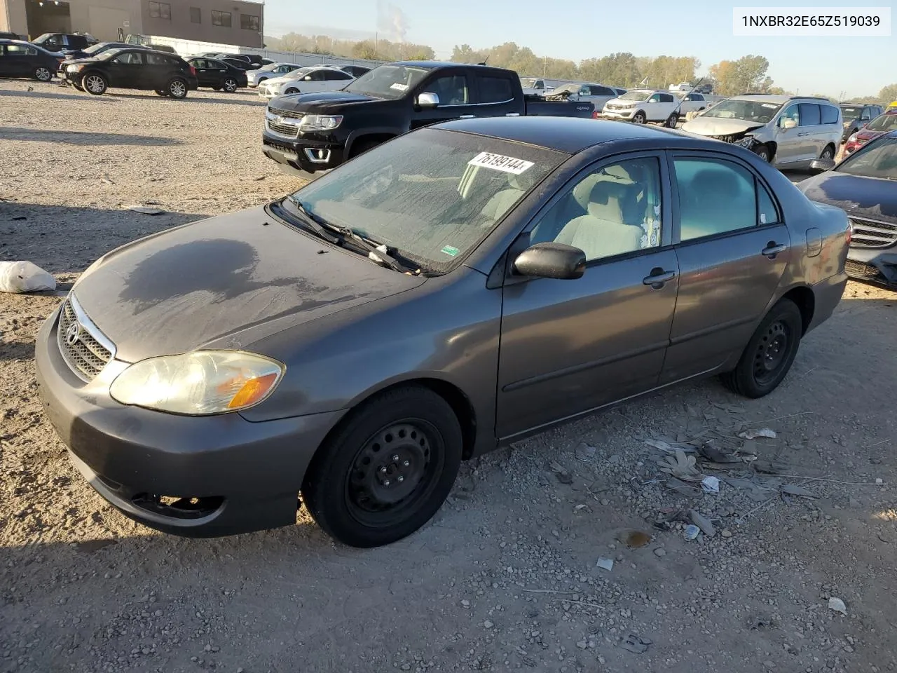 2005 Toyota Corolla Ce VIN: 1NXBR32E65Z519039 Lot: 76199144