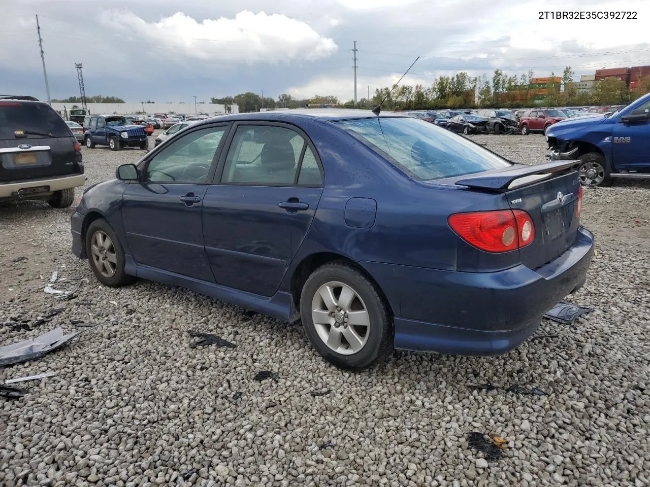 2005 Toyota Corolla Ce VIN: 2T1BR32E35C392722 Lot: 76260884