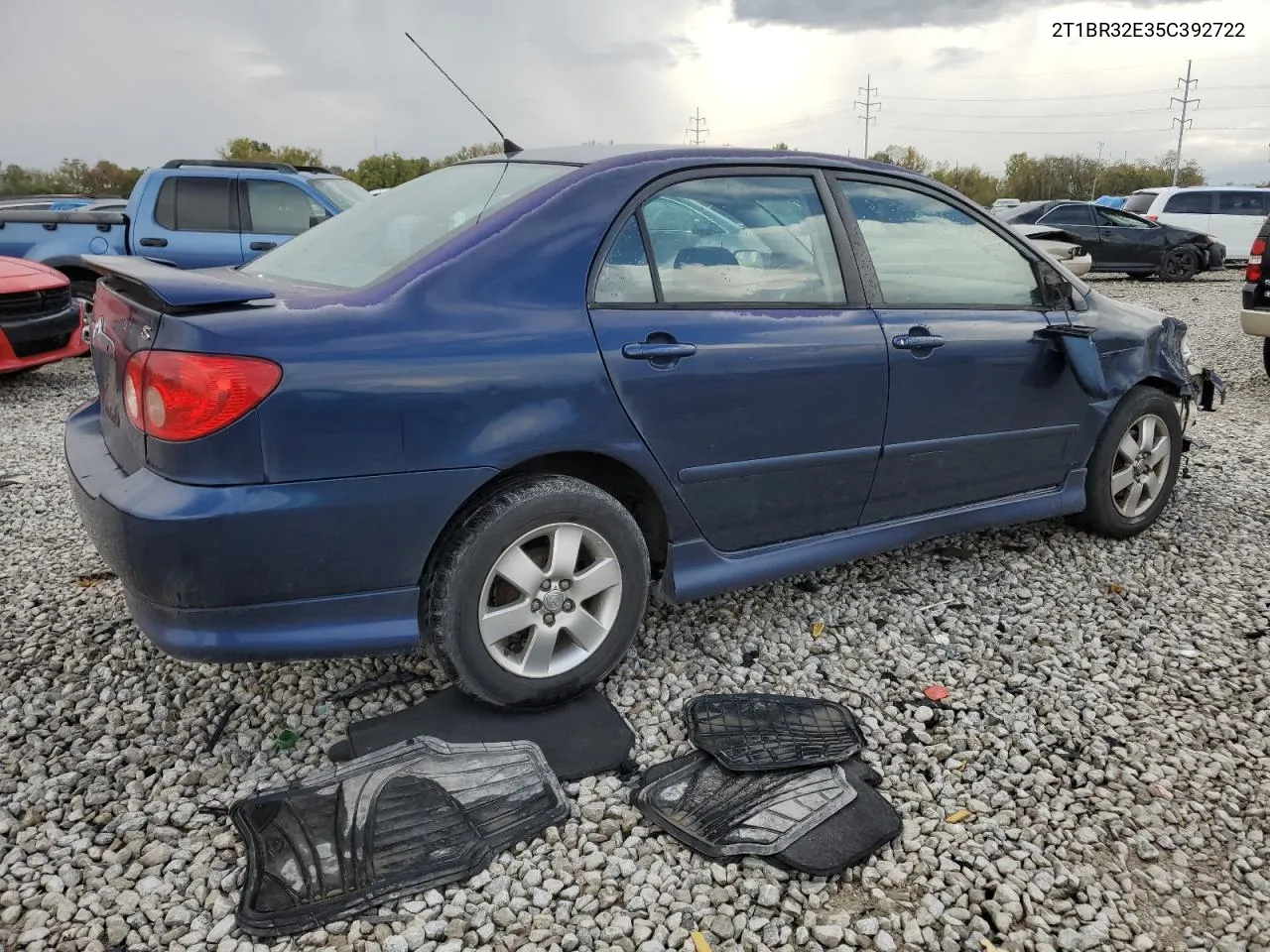 2005 Toyota Corolla Ce VIN: 2T1BR32E35C392722 Lot: 76260884