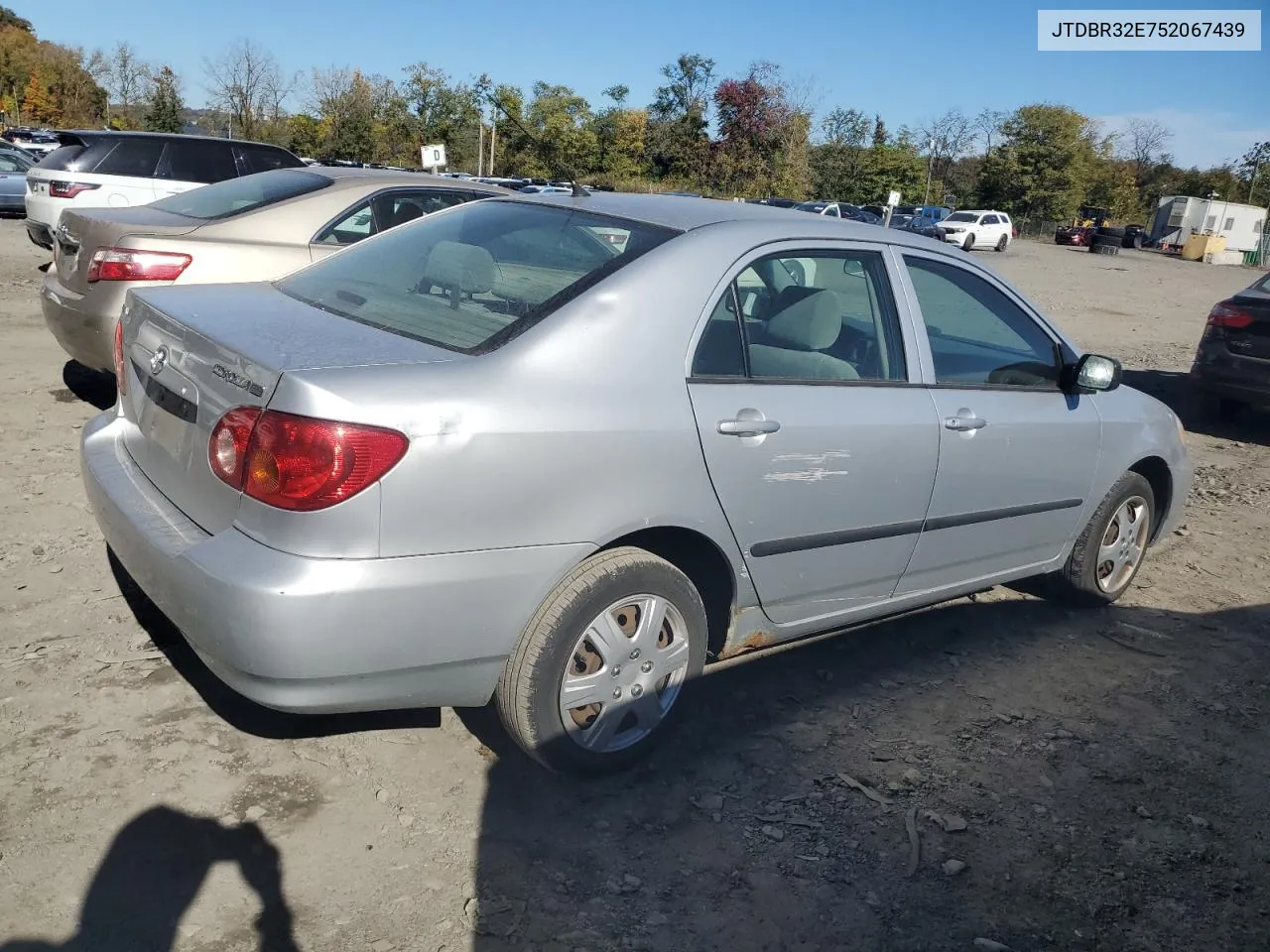 2005 Toyota Corolla Ce VIN: JTDBR32E752067439 Lot: 76447184