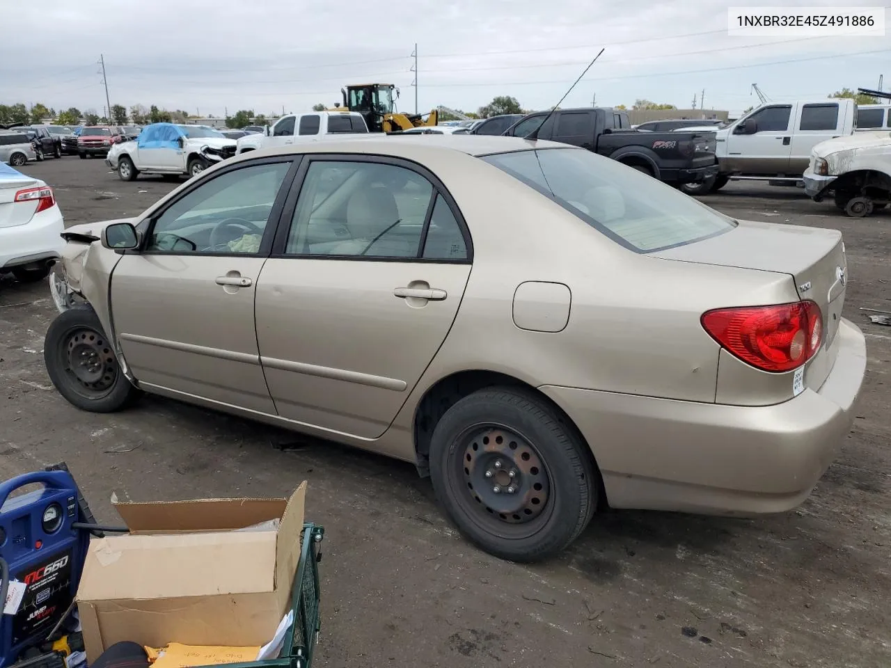 2005 Toyota Corolla Ce VIN: 1NXBR32E45Z491886 Lot: 77014084