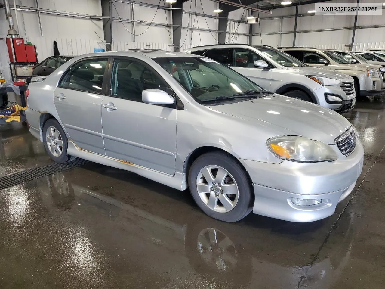 2005 Toyota Corolla Ce VIN: 1NXBR32E25Z421268 Lot: 77101644