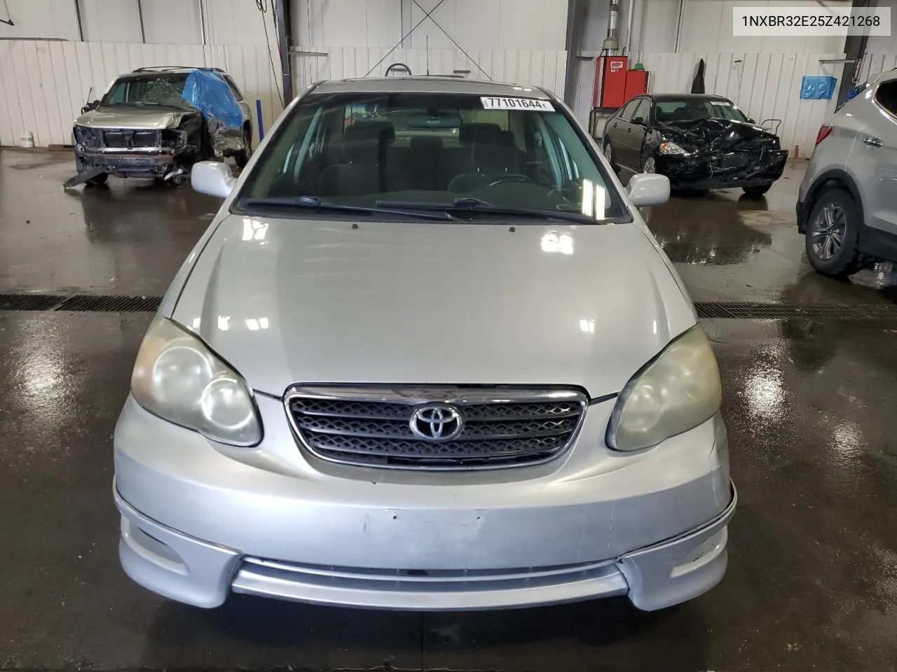 2005 Toyota Corolla Ce VIN: 1NXBR32E25Z421268 Lot: 77101644