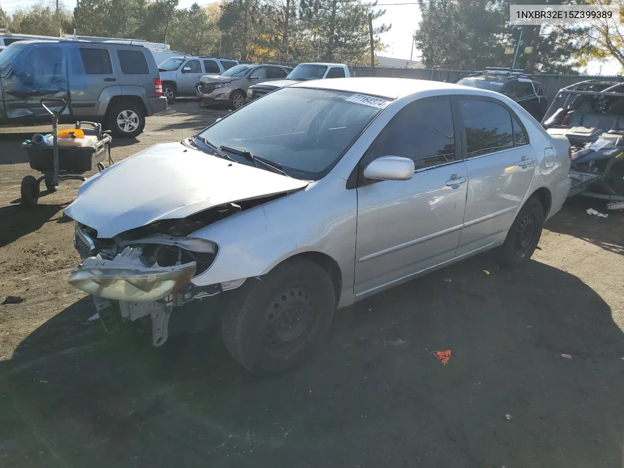 2005 Toyota Corolla Ce VIN: 1NXBR32E15Z399389 Lot: 77164374