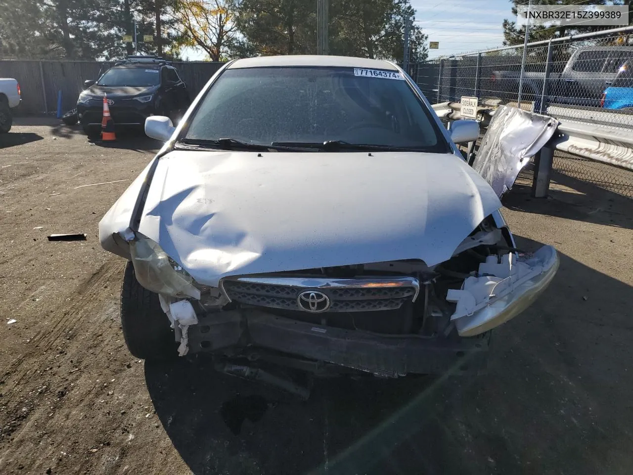 2005 Toyota Corolla Ce VIN: 1NXBR32E15Z399389 Lot: 77164374