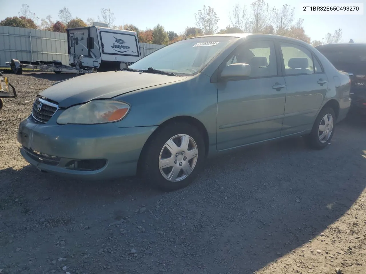 2005 Toyota Corolla Ce VIN: 2T1BR32E65C493270 Lot: 77383344