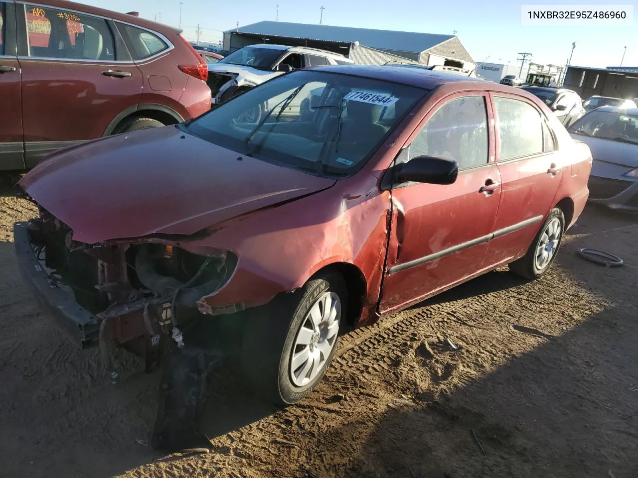 2005 Toyota Corolla Ce VIN: 1NXBR32E95Z486960 Lot: 77461544