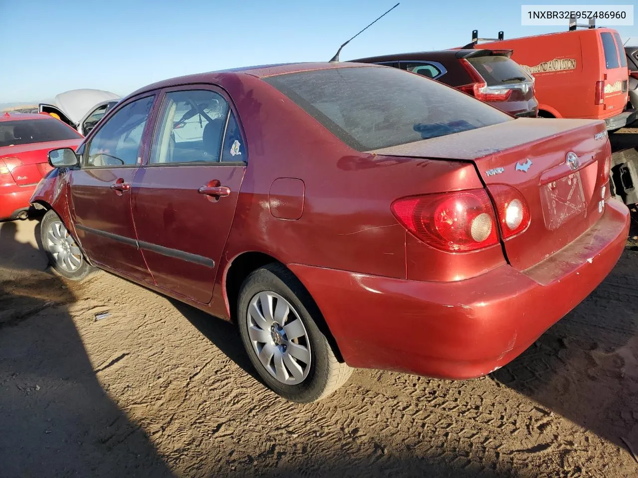 2005 Toyota Corolla Ce VIN: 1NXBR32E95Z486960 Lot: 77461544