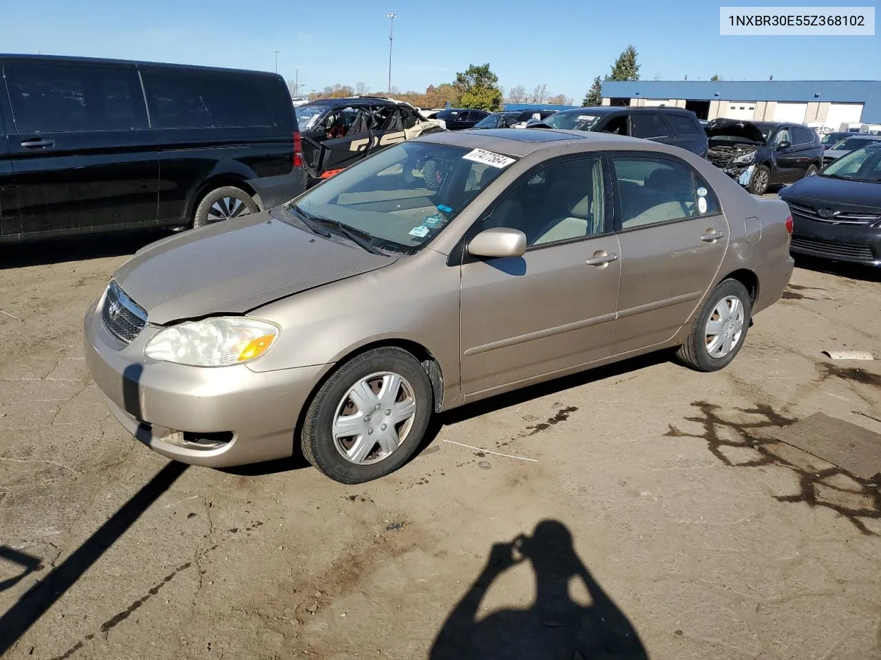 2005 Toyota Corolla Ce VIN: 1NXBR30E55Z368102 Lot: 77477564