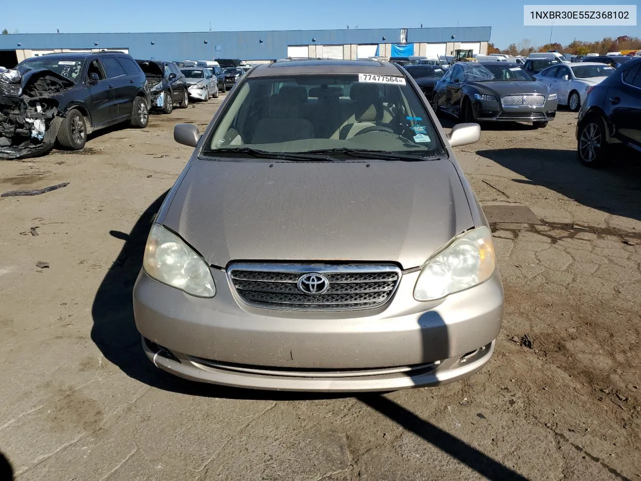 2005 Toyota Corolla Ce VIN: 1NXBR30E55Z368102 Lot: 77477564