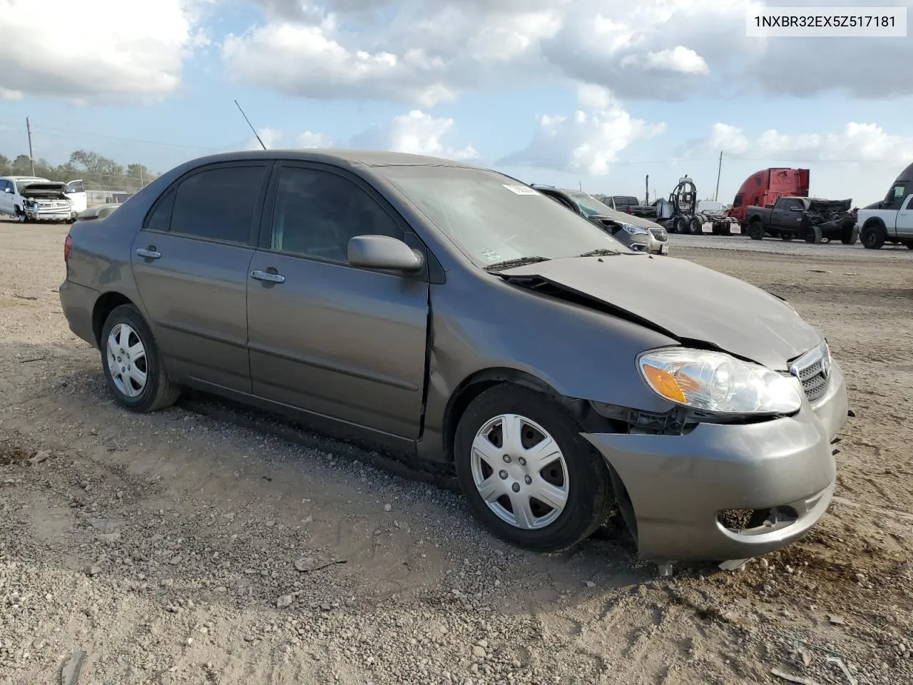 2005 Toyota Corolla Ce VIN: 1NXBR32EX5Z517181 Lot: 77860264