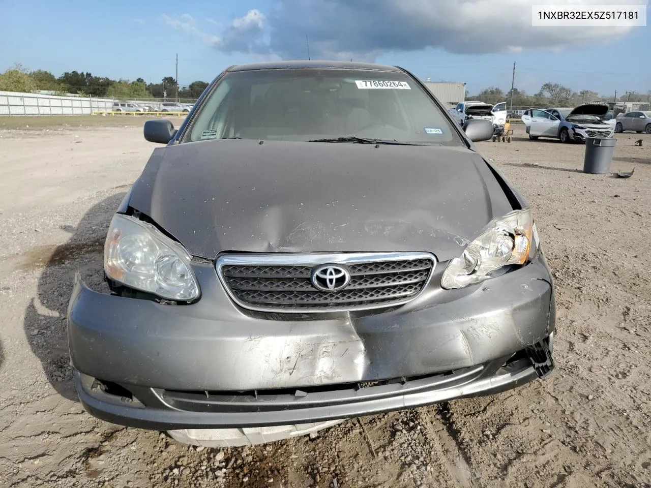 2005 Toyota Corolla Ce VIN: 1NXBR32EX5Z517181 Lot: 77860264