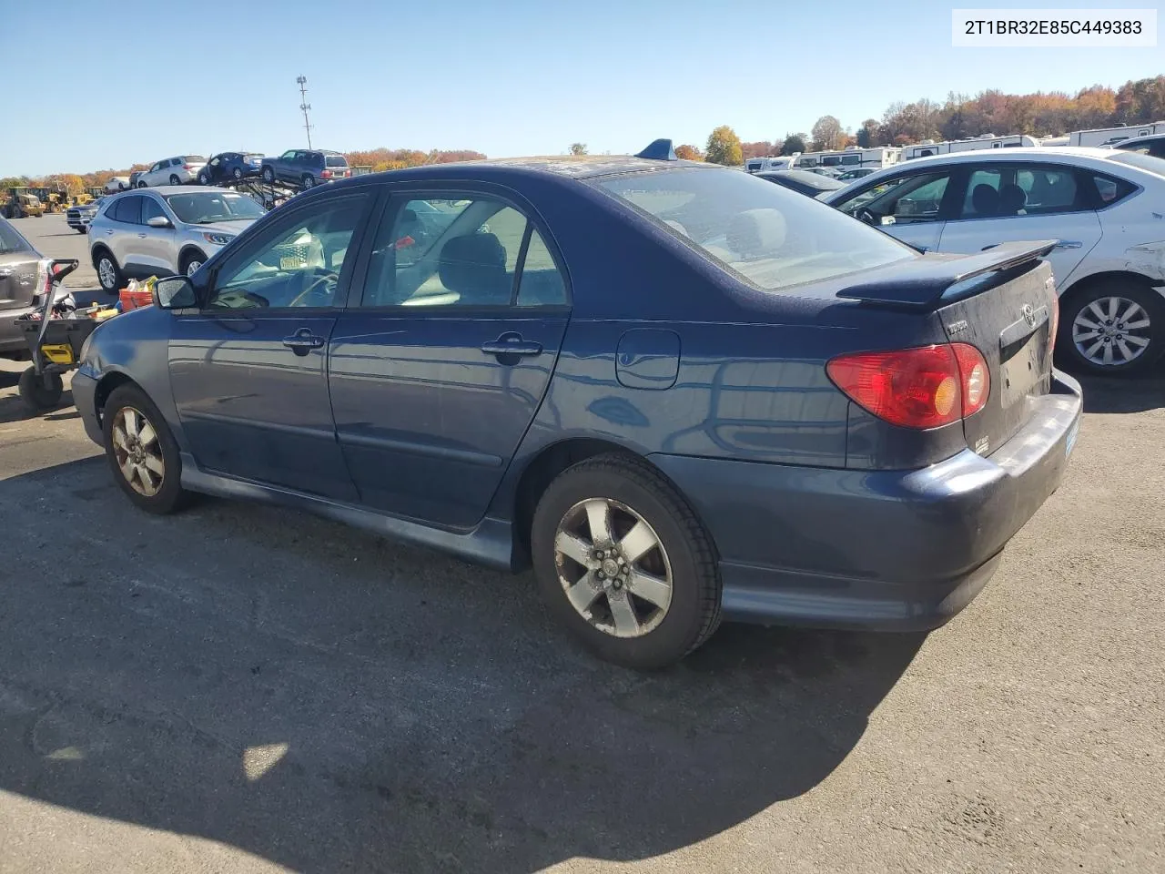 2005 Toyota Corolla Ce VIN: 2T1BR32E85C449383 Lot: 77871124