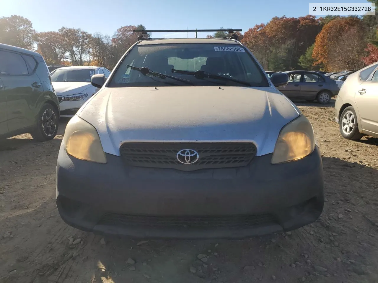 2005 Toyota Corolla Matrix Xr VIN: 2T1KR32E15C332728 Lot: 78002504