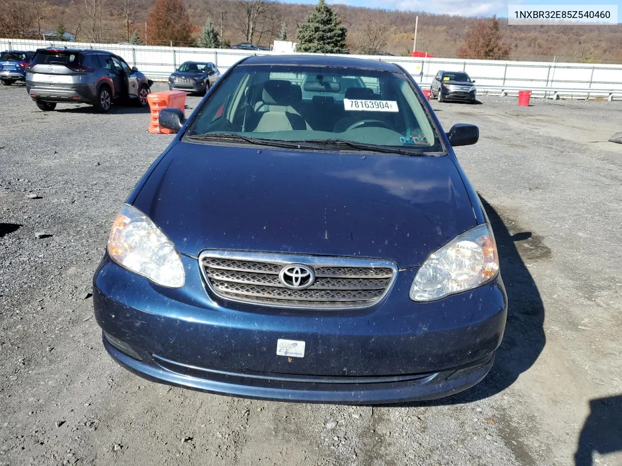 2005 Toyota Corolla Ce VIN: 1NXBR32E85Z540460 Lot: 78163904