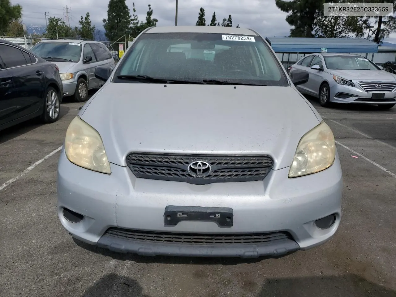 2005 Toyota Corolla Matrix Xr VIN: 2T1KR32E25C333659 Lot: 78278254