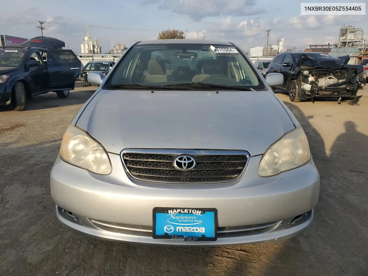 2005 Toyota Corolla Ce VIN: 1NXBR30E05Z554405 Lot: 78315364