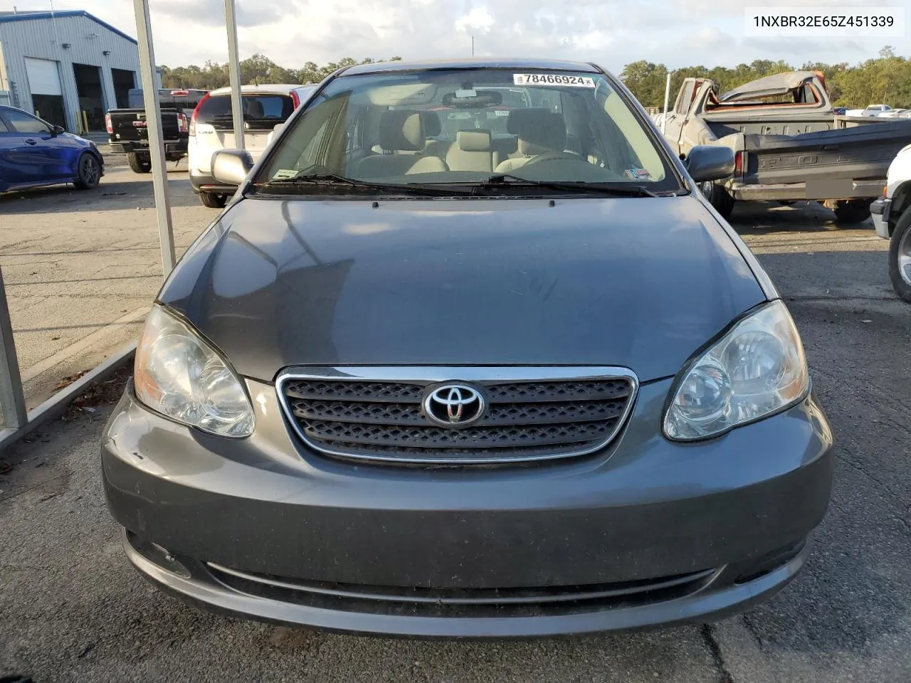 2005 Toyota Corolla Ce VIN: 1NXBR32E65Z451339 Lot: 78466924