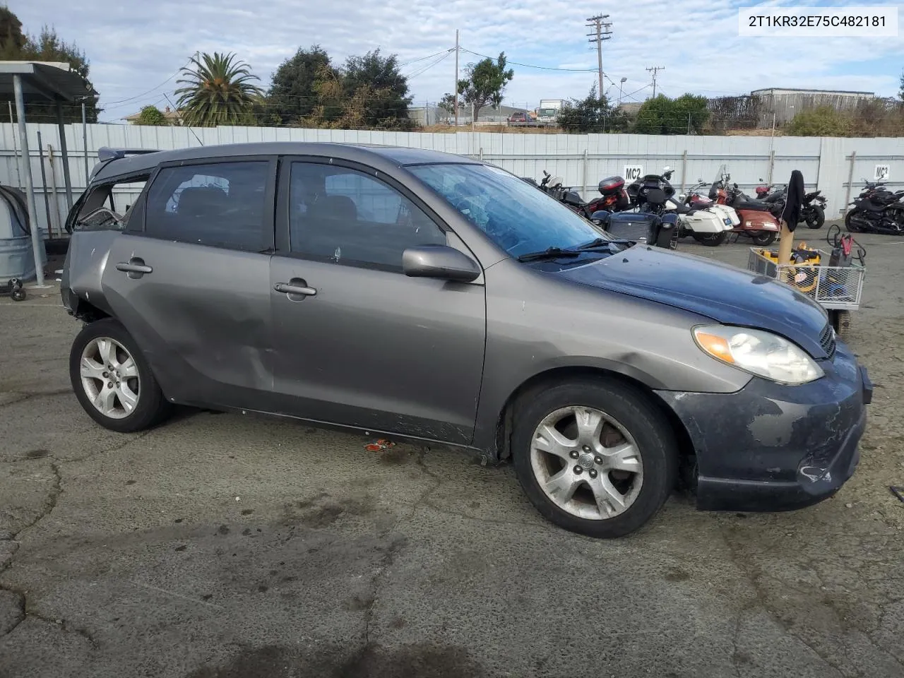 2005 Toyota Corolla Matrix Xr VIN: 2T1KR32E75C482181 Lot: 78474924