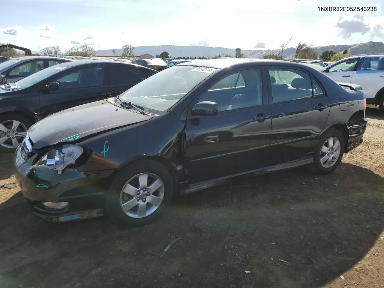 2005 Toyota Corolla Ce VIN: 1NXBR32E05Z543238 Lot: 78740114