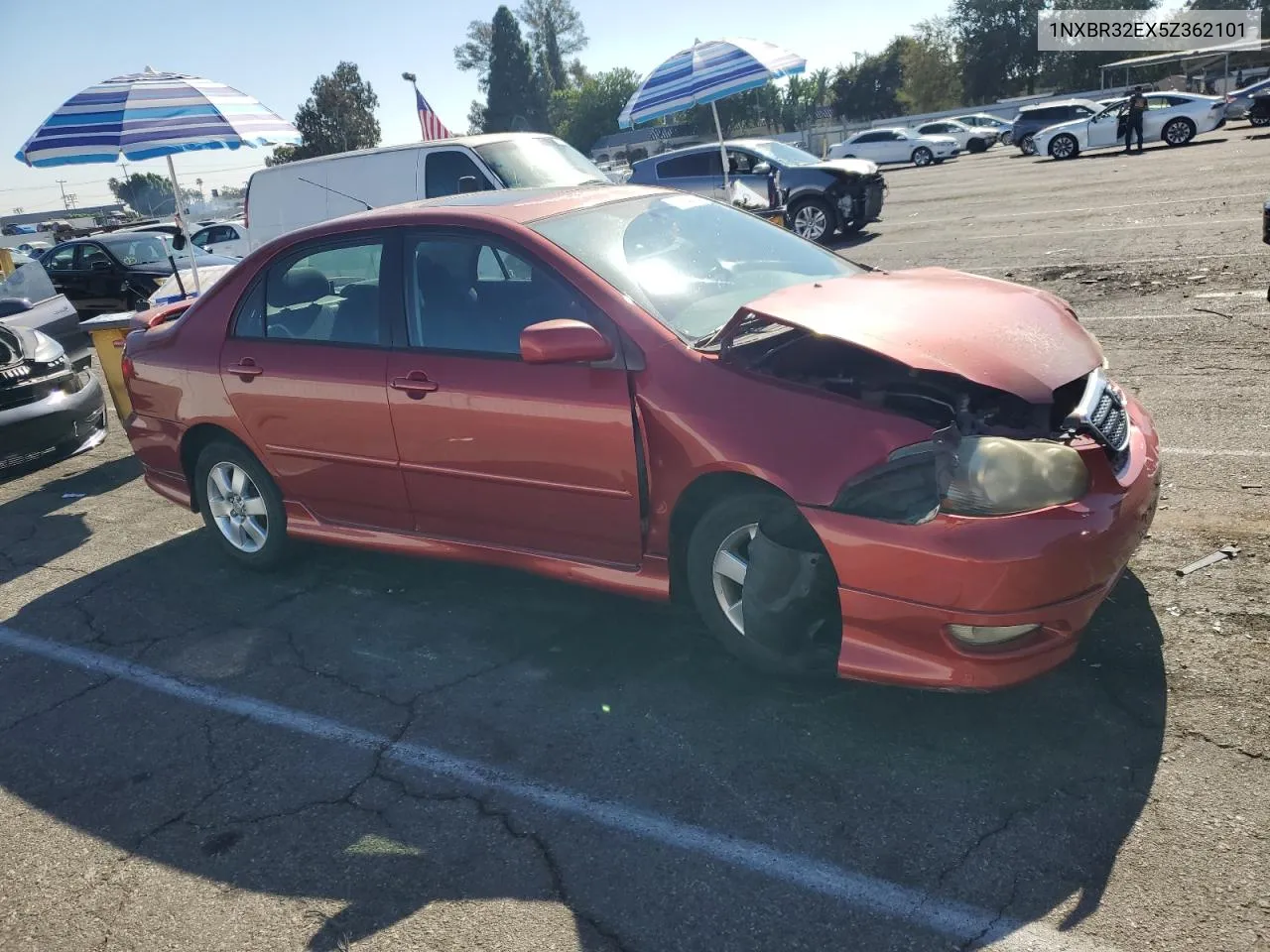 2005 Toyota Corolla Ce VIN: 1NXBR32EX5Z362101 Lot: 78884404