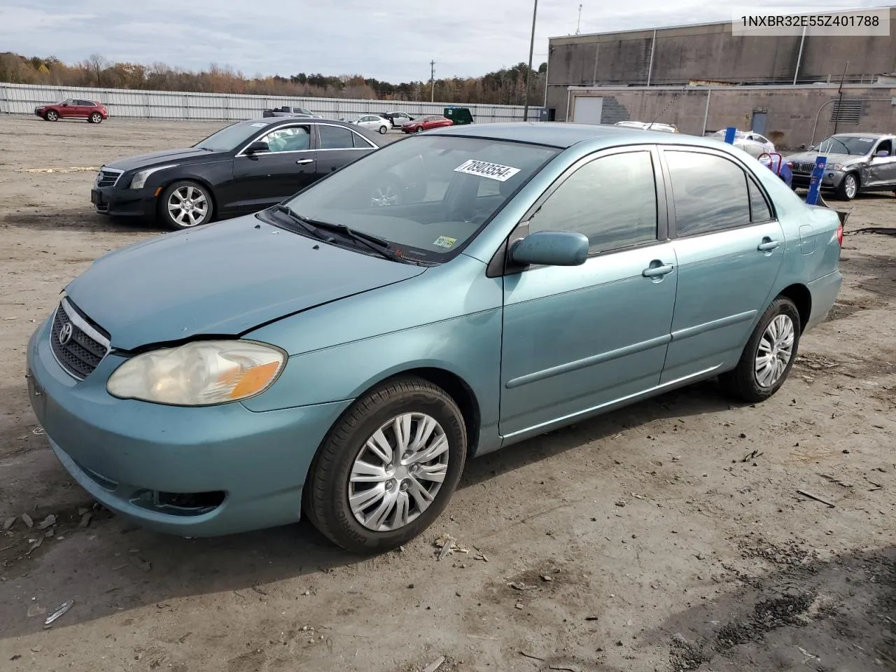 2005 Toyota Corolla Ce VIN: 1NXBR32E55Z401788 Lot: 78903554