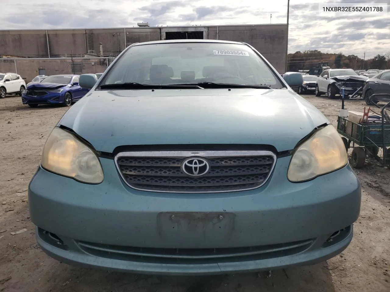 2005 Toyota Corolla Ce VIN: 1NXBR32E55Z401788 Lot: 78903554