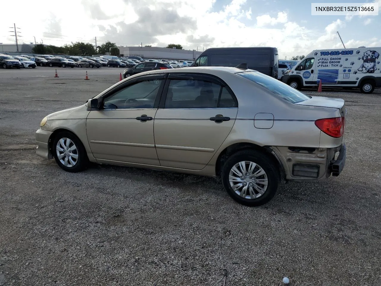 2005 Toyota Corolla Ce VIN: 1NXBR32E15Z513665 Lot: 79229014