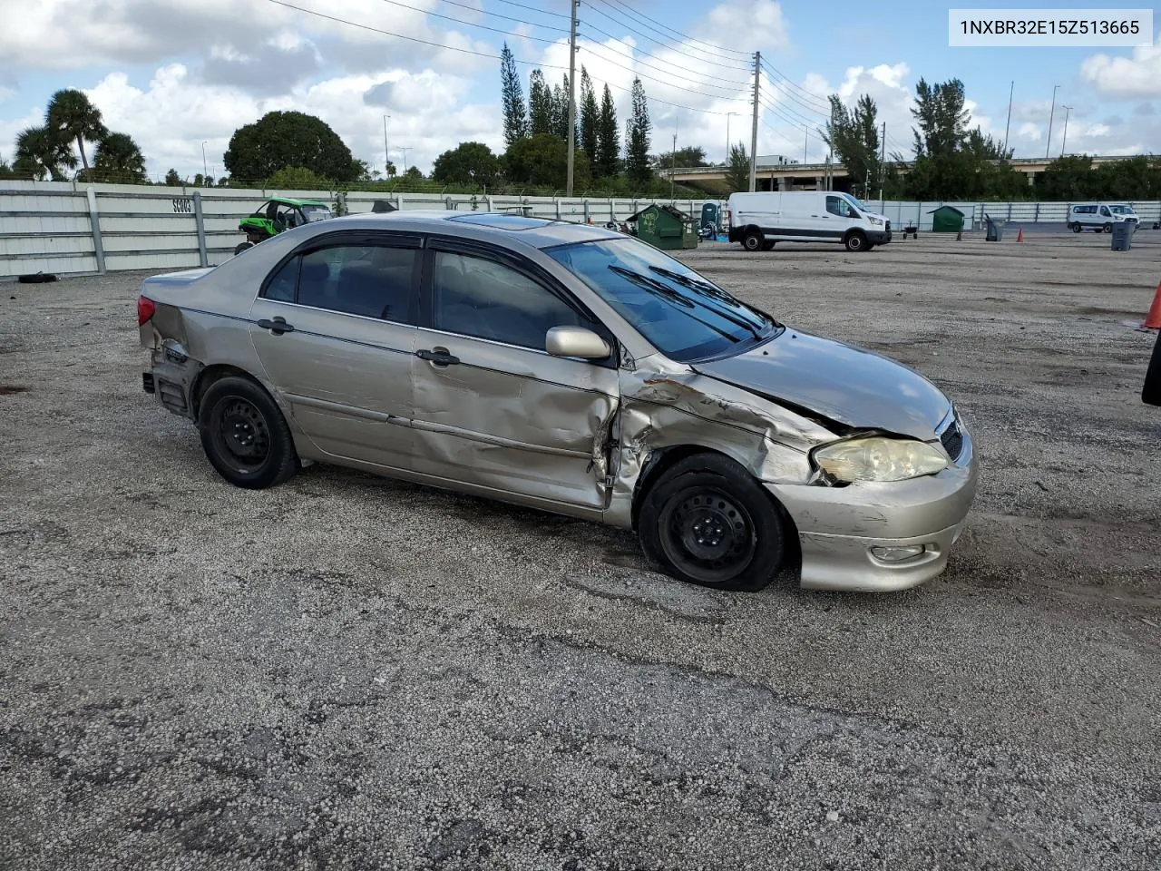 2005 Toyota Corolla Ce VIN: 1NXBR32E15Z513665 Lot: 79229014