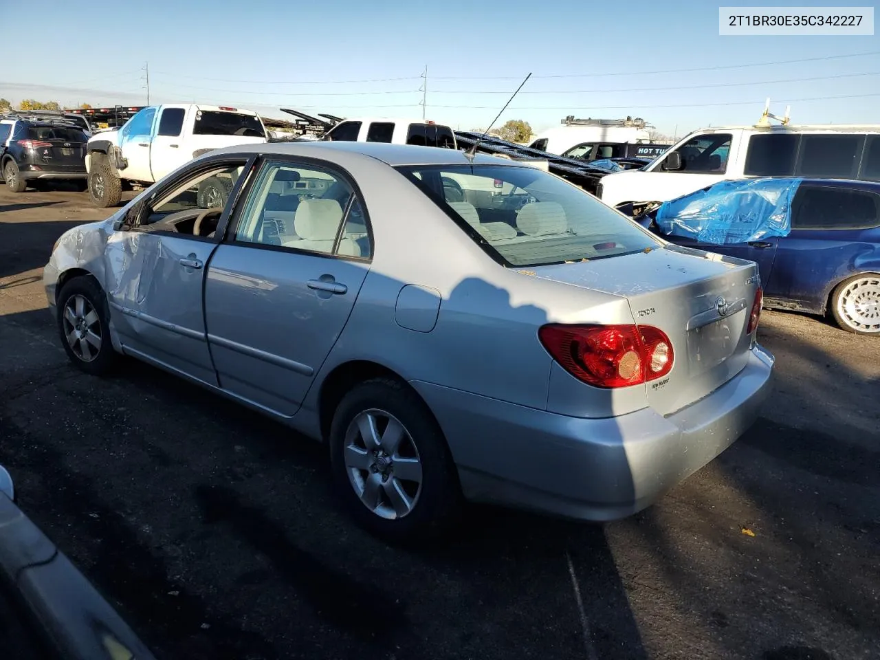 2005 Toyota Corolla Ce VIN: 2T1BR30E35C342227 Lot: 79361434