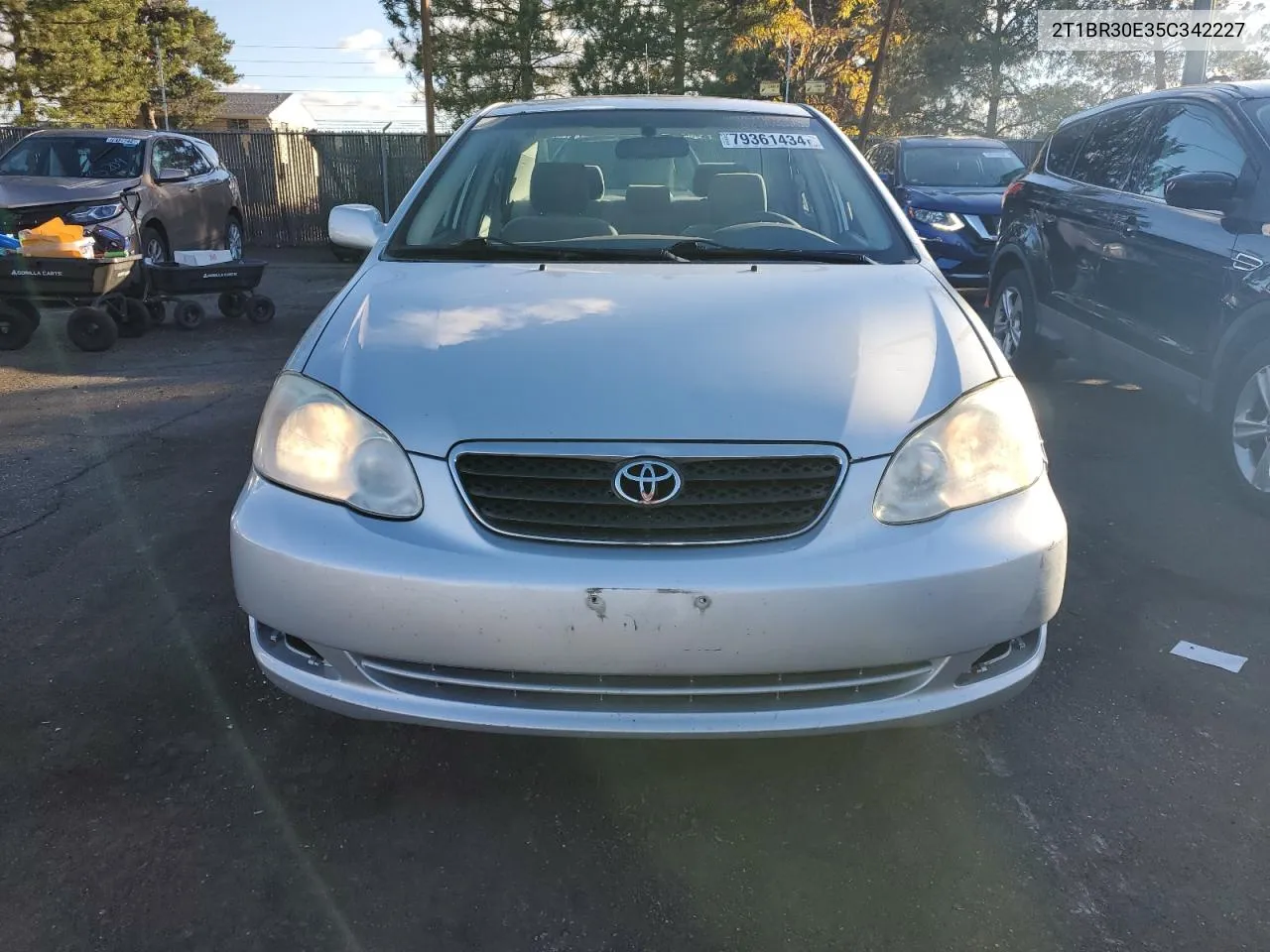 2005 Toyota Corolla Ce VIN: 2T1BR30E35C342227 Lot: 79361434