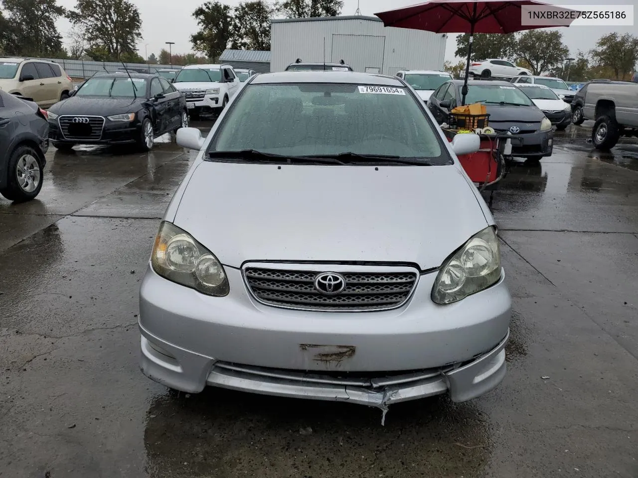 2005 Toyota Corolla Ce VIN: 1NXBR32E75Z565186 Lot: 79691654