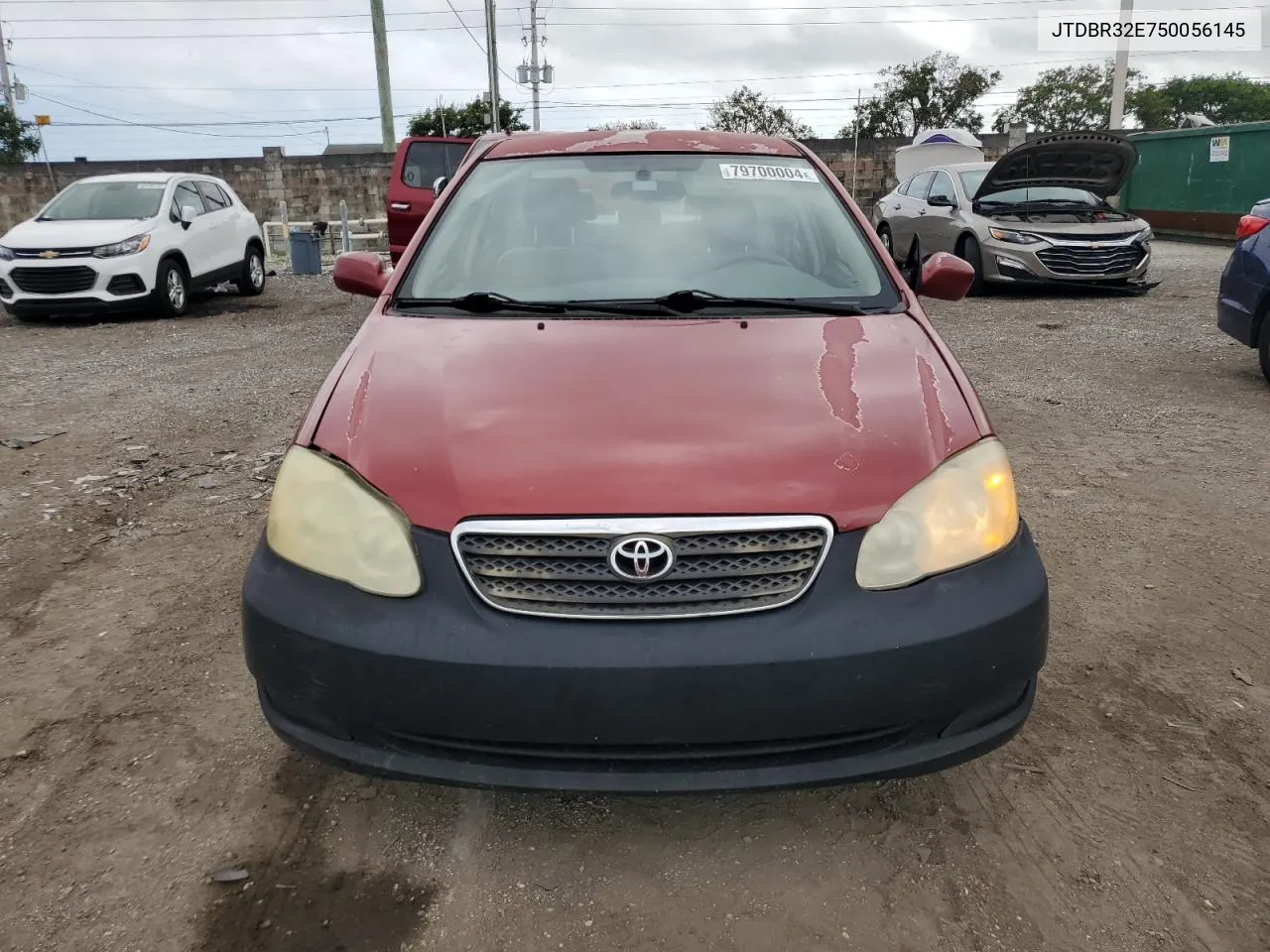 2005 Toyota Corolla Ce VIN: JTDBR32E750056145 Lot: 79700004