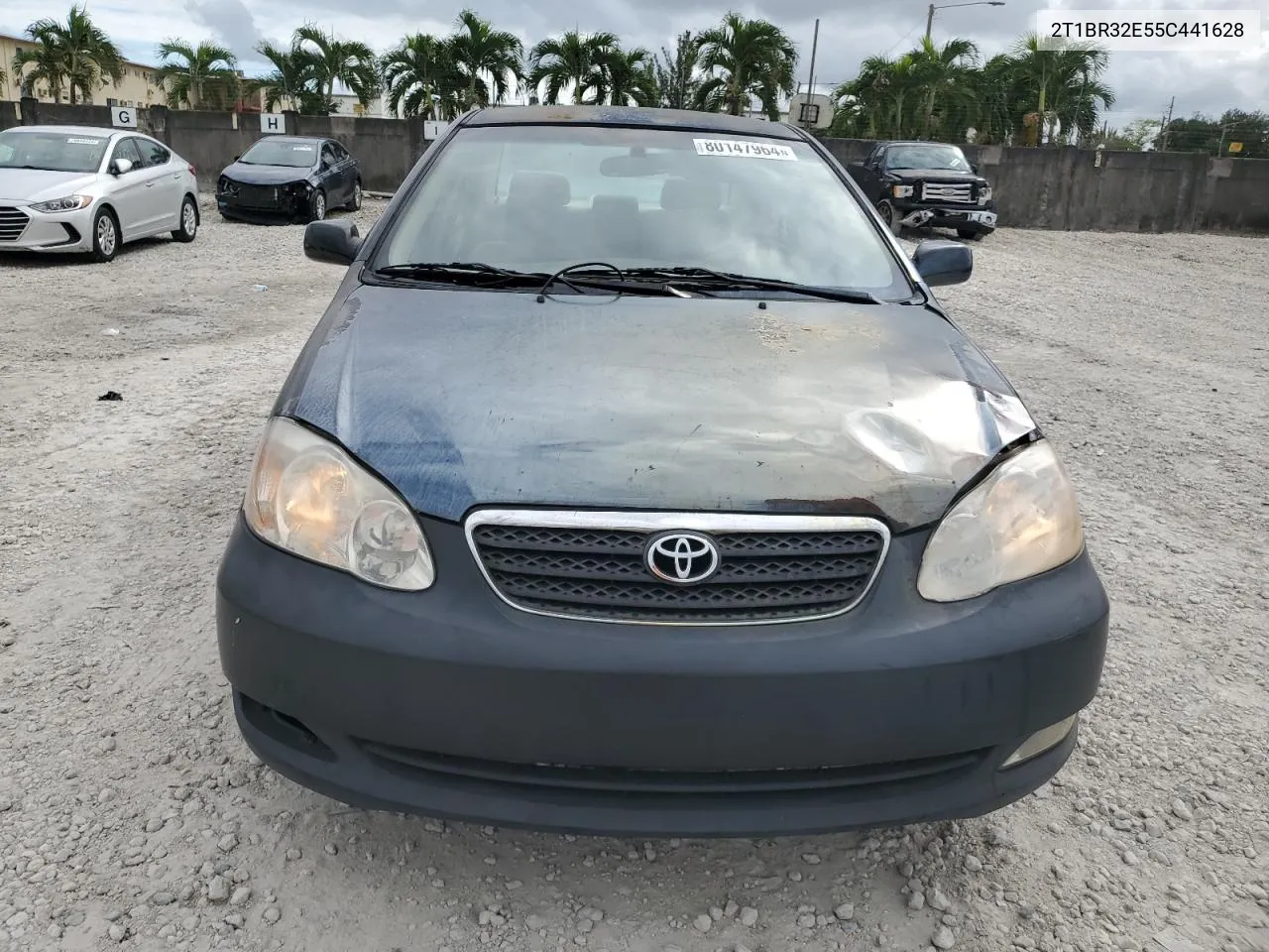 2005 Toyota Corolla Ce VIN: 2T1BR32E55C441628 Lot: 80147964