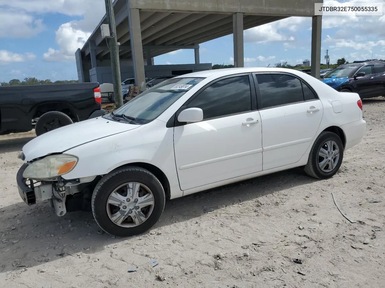 2005 Toyota Corolla Ce VIN: JTDBR32E750055335 Lot: 80249814