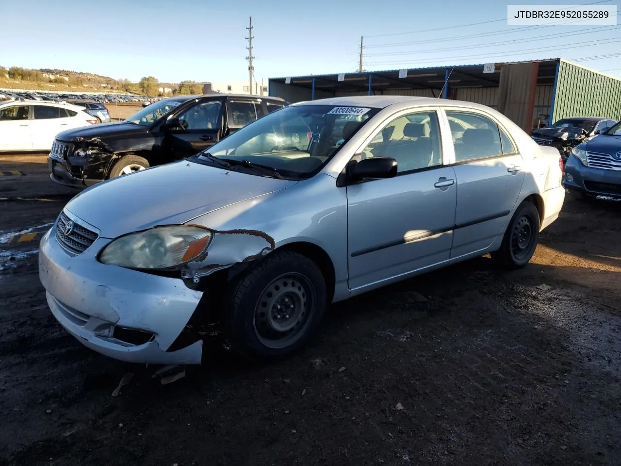 2005 Toyota Corolla Ce VIN: JTDBR32E952055289 Lot: 80500644