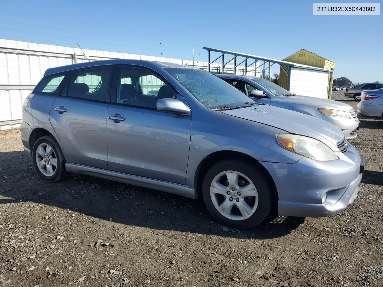 2005 Toyota Corolla Matrix Base VIN: 2T1LR32EX5C443802 Lot: 80503714