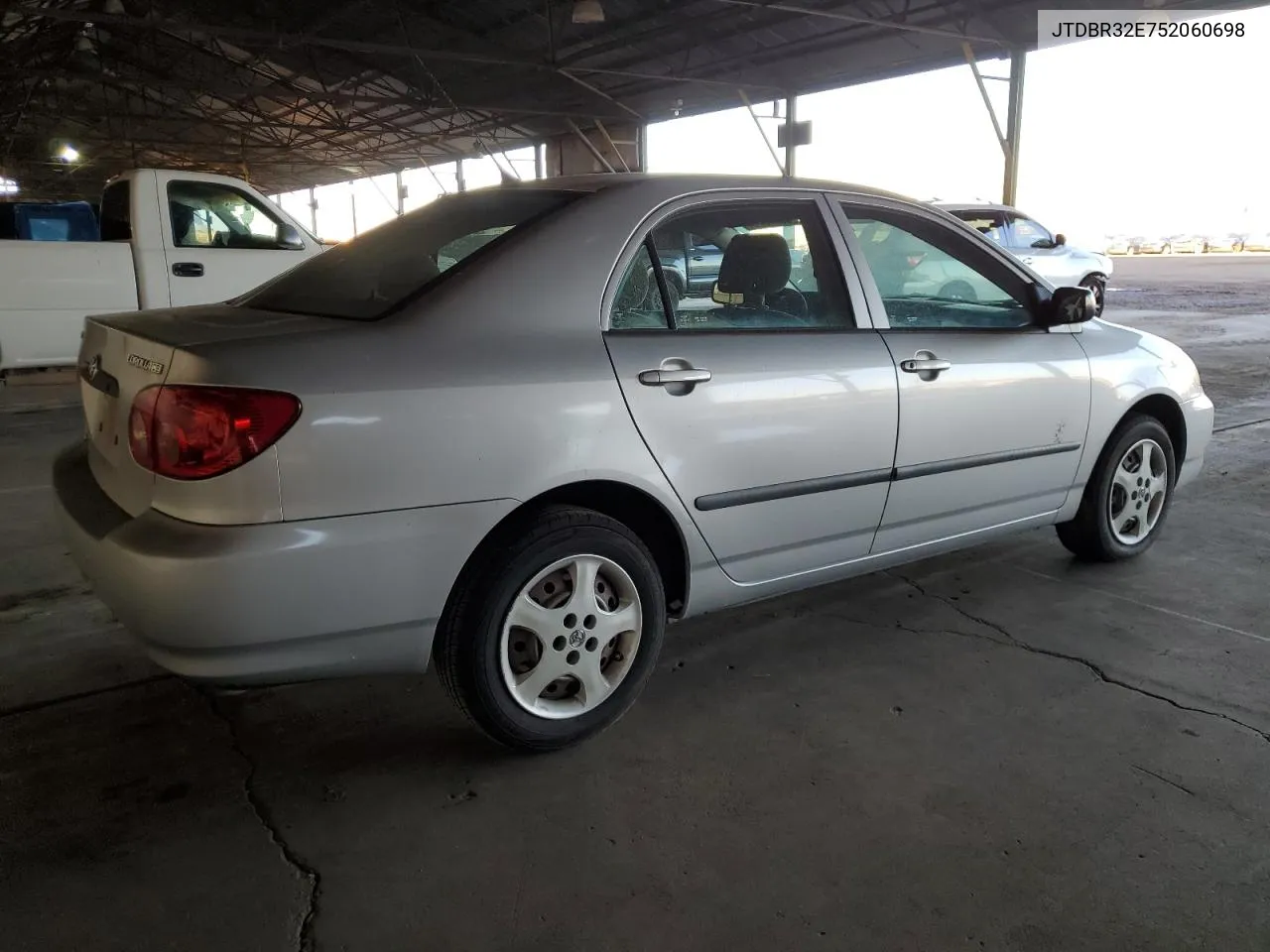 2005 Toyota Corolla Ce VIN: JTDBR32E752060698 Lot: 80570894