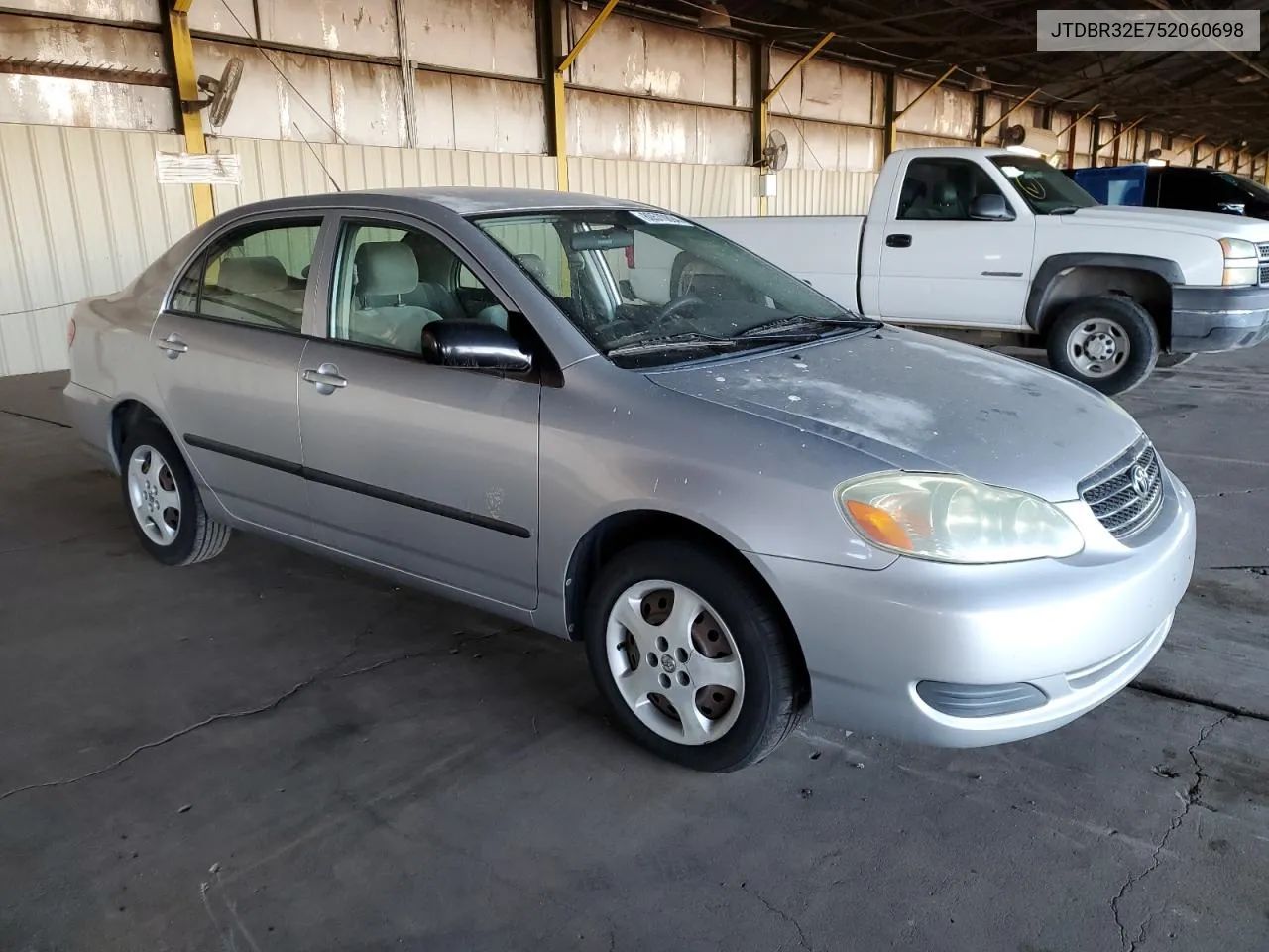 2005 Toyota Corolla Ce VIN: JTDBR32E752060698 Lot: 80570894