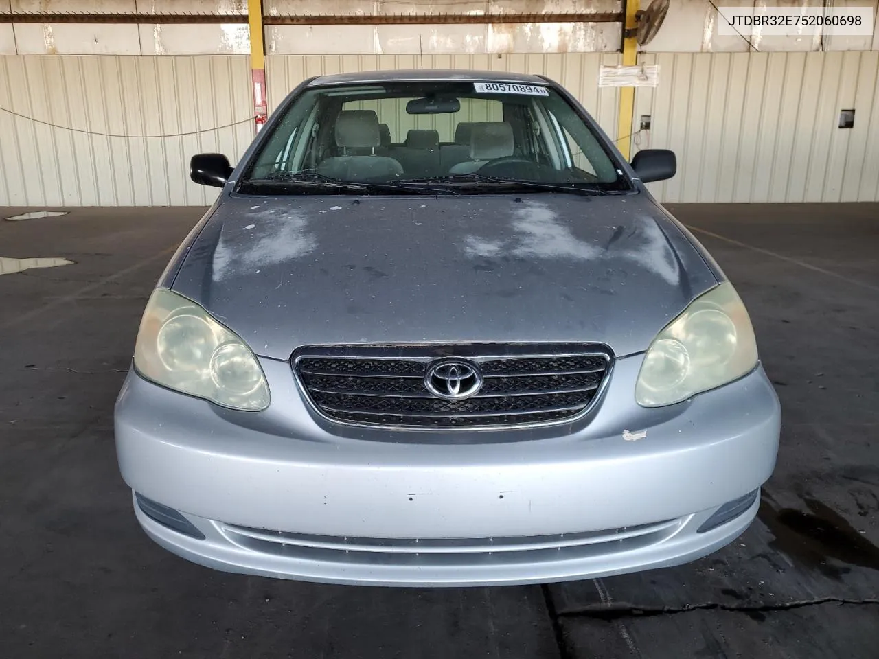 2005 Toyota Corolla Ce VIN: JTDBR32E752060698 Lot: 80570894