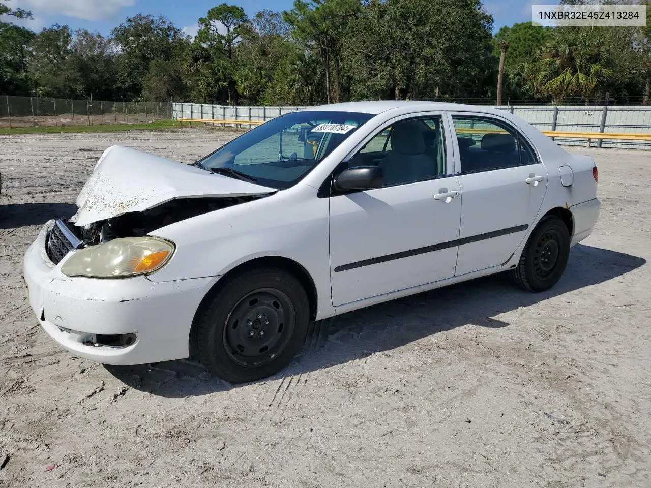 2005 Toyota Corolla Ce VIN: 1NXBR32E45Z413284 Lot: 80710784